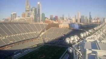 Weather camera view of Soldier Field.