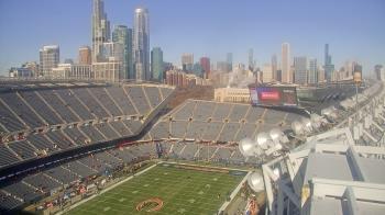 Weather camera view of Soldier Field.