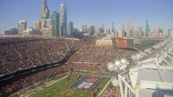 Weather camera view of Soldier Field.
