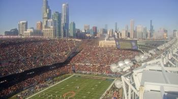 Weather camera view of Soldier Field.