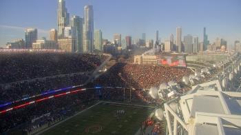 Weather camera view of Soldier Field.