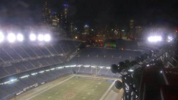 Weather camera view of Soldier Field.