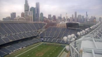 Weather camera view of Soldier Field.