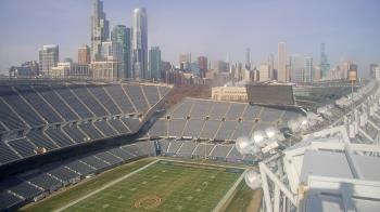 Weather camera view of Soldier Field.