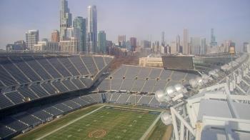 Weather camera view of Soldier Field.