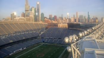 Weather camera view of Soldier Field.