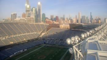 Weather camera view of Soldier Field.