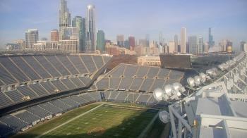 Weather camera view of Soldier Field.