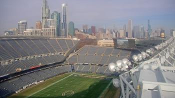 Weather camera view of Soldier Field.