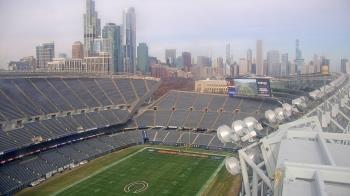 Weather camera view of Soldier Field.