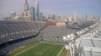 Weather camera view of Soldier Field.