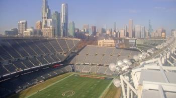 Weather camera view of Soldier Field.