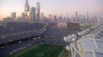 Weather camera view of Soldier Field.