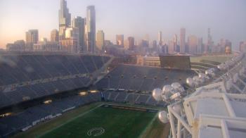 Weather camera view of Soldier Field.
