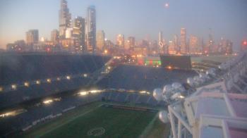 Weather camera view of Soldier Field.