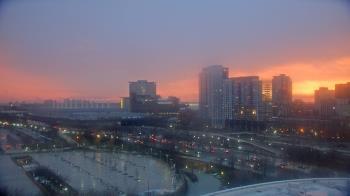 Weather camera view of Soldier Field.