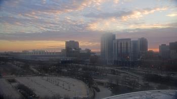 Weather camera view of Soldier Field.