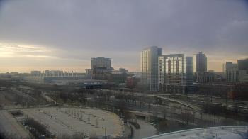 Weather camera view of Soldier Field.