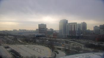 Weather camera view of Soldier Field.