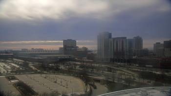 Weather camera view of Soldier Field.