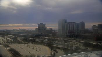 Weather camera view of Soldier Field.