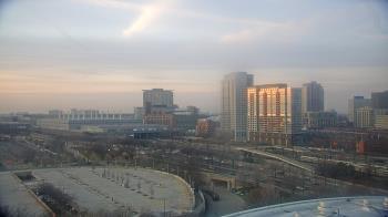 Weather camera view of Soldier Field.