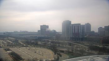 Weather camera view of Soldier Field.