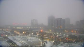 Weather camera view of Soldier Field.