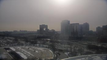 Weather camera view of Soldier Field.
