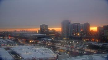 Weather camera view of Soldier Field.