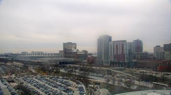 Weather camera view of Soldier Field.