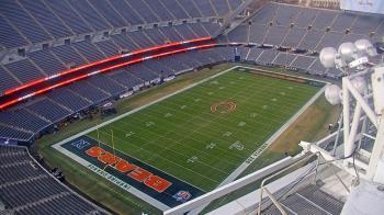 Weather camera view of Soldier Field.