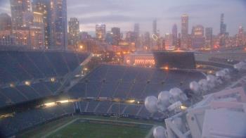 Weather camera view of Soldier Field.