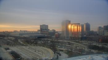 Weather camera view of Soldier Field.