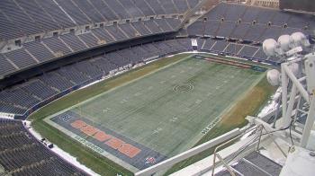 Weather camera view of Soldier Field.