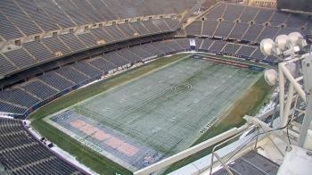 Weather camera view of Soldier Field.