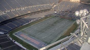 Weather camera view of Soldier Field.