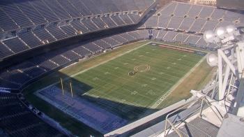 Weather camera view of Soldier Field.