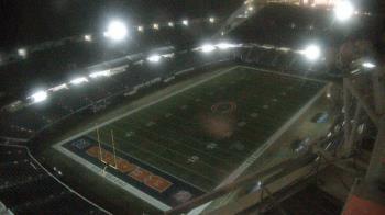Weather camera view of Soldier Field.