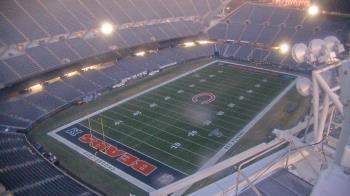 Weather camera view of Soldier Field.