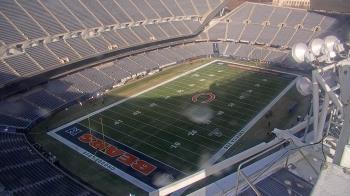 Weather camera view of Soldier Field.