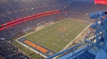 Weather camera view of Soldier Field.