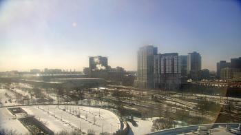 Weather camera view of Soldier Field.