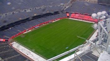 Weather camera view of Soldier Field.