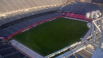 Weather camera view of Soldier Field.