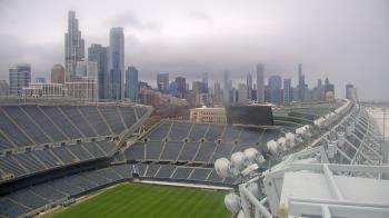 Weather camera view of Soldier Field.