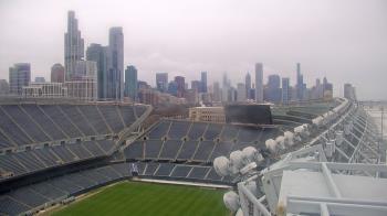 Weather camera view of Soldier Field.