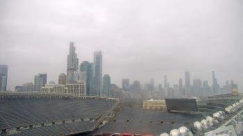 Weather camera view of Soldier Field.