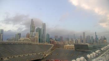 Weather camera view of Soldier Field.