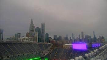Weather camera view of Soldier Field.